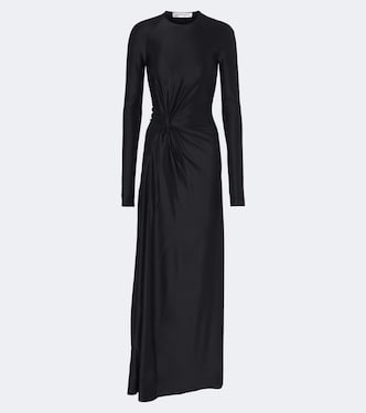 Florence 개더드 저지 이브닝 가운 | Victoria Beckham