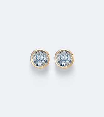 Boucles d’oreilles Icon en or 14 ct et aigues-marines | Sydney Evan