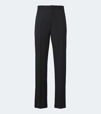 Wool grain de poudre straight pants | Bottega Veneta