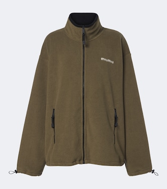Oversized fleece jacket | Miu Miu