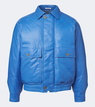Daunenjacke aus Leder | Auralee