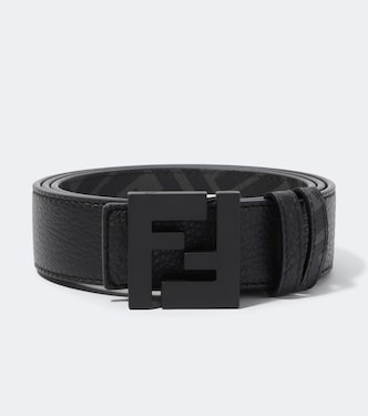 FF Zucca reversible leather belt | Fendi