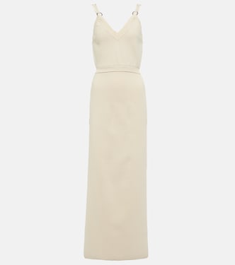 Verziertes Midikleid aus Strick | Rabanne