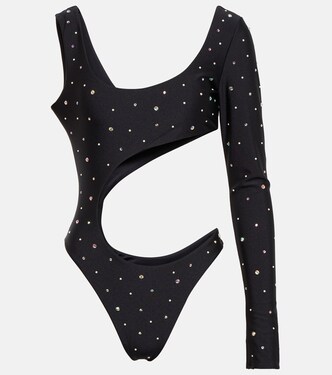 Embellished cutout swimsuit | Alessandra Rich