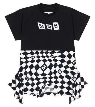 Logo print dress | MM6 Maison Margiela Kids