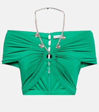 Cutout jersey top | Rabanne