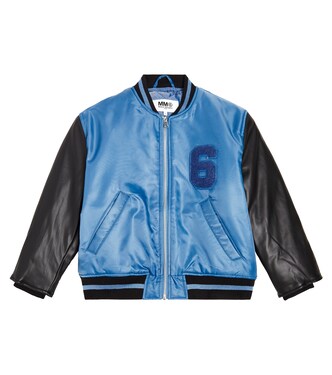 Appliqué varsity jacket | MM6 Maison Margiela Kids