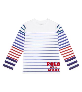 Striped cotton jersey top | Polo Ralph Lauren Kids