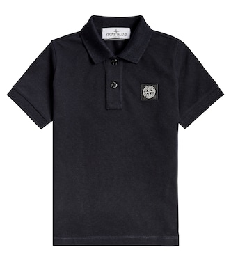 Polo Compass en piqué de algodón | Stone Island Junior