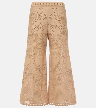 Pantalon ample en guipure | Valentino