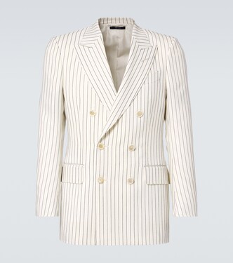 Dyllan pinstripe wool and silk blazer | Tom Ford