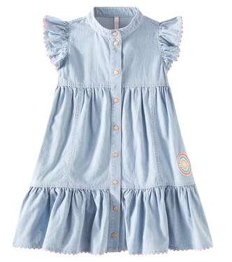 Wylie striped denim dress | Zimmermann Kids