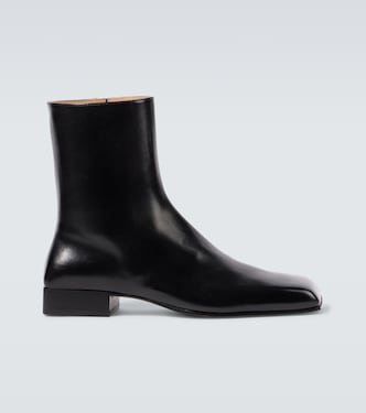 Jim leather ankle boots | Bottega Veneta