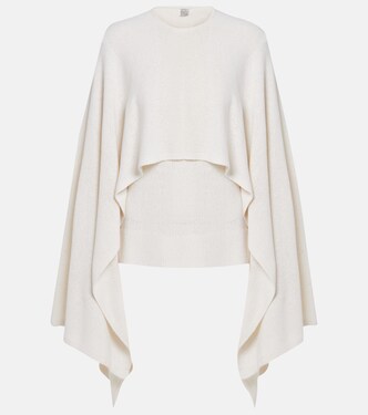 Knitted silk cape | Toteme