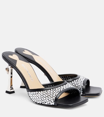 Puffy Heart Ring 95 leather mules | Mach & Mach