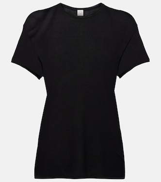 Knitted silk t-shirt | Toteme