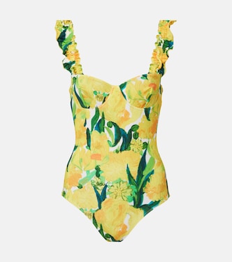 Boop floral ruffled swimsuit | La DoubleJ
