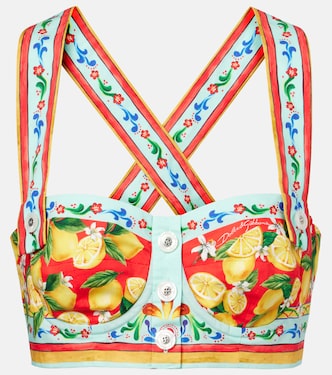 Printed bra top | Dolce&Gabbana