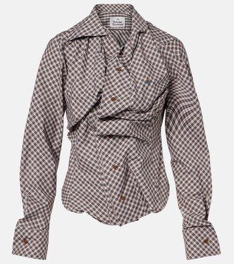 Drunken gathered cotton shirt | Vivienne Westwood