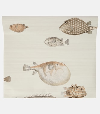 x Cole & Son Acquario printed wallpaper | Fornasetti