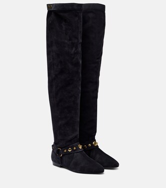 Selize suede over-the-knee boots | Isabel Marant