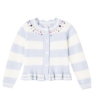 Embellished striped cardigan | Monnalisa