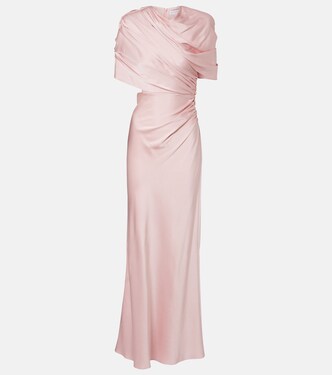 Draped satin gown | Stella McCartney