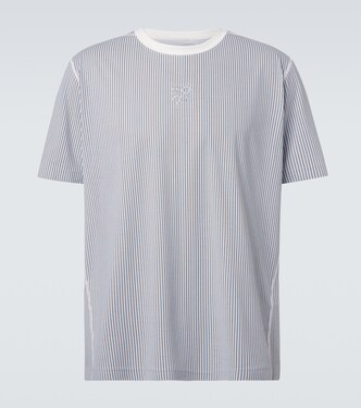 x On striped technical jersey T-shirt | Loewe