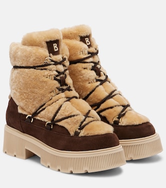 Ankle Boots Torino aus Shearling und Veloursleder | Bogner