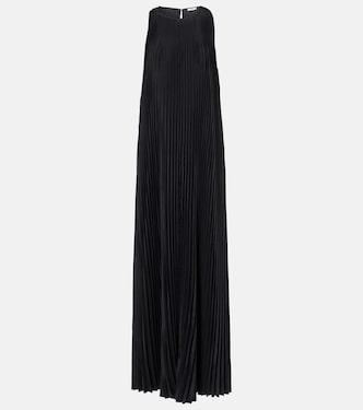 Chenes pleated halterneck maxi dress | Joseph