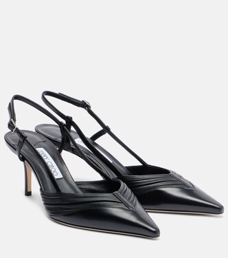 Afia 65 leather slingback pumps | Jimmy Choo