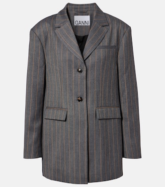 Pinstripe blazer | Ganni
