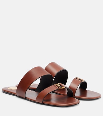 Sandalen Cassandre aus Leder | Saint Laurent