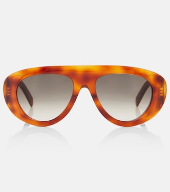 Triomphe Stamp 01 flat-top sunglasses | Celine Eyewear