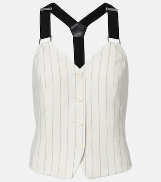 Top bustier Donnella in misto cotone | Ralph Lauren Collection