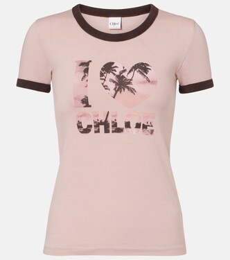 Printed cotton T-shirt | Chloé