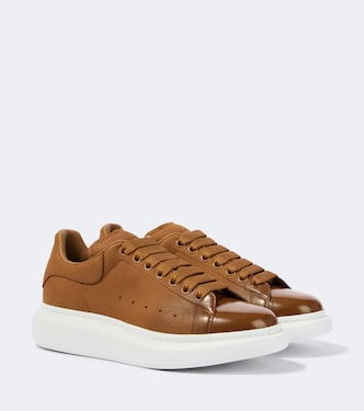 Oversized leather sneakers | McQueen