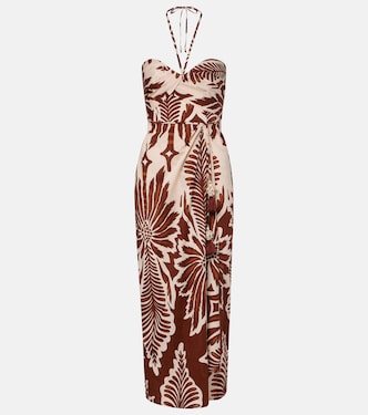 Collina printed cotton midi dress | Poupette St Barth