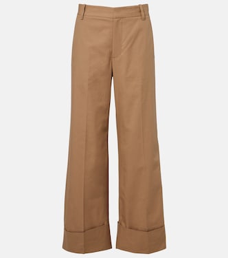 Weite Hose Cuffed Slim Palazzo | Frame