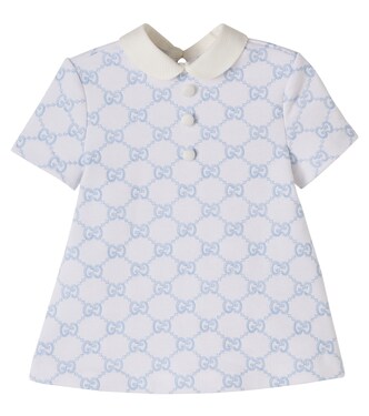 Baby GG jacquard cotton dress | Gucci Kids