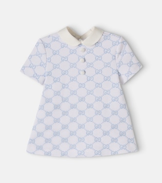 Baby Kleid GG aus Baumwoll-Jacquard | Gucci Kids