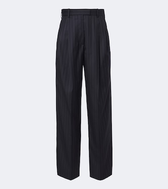 Pantalones anchos de lana con raya diplomática | Givenchy