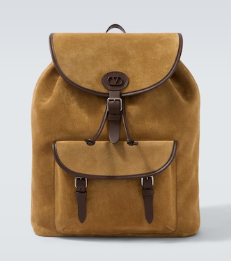 VLogo suede backpack | Valentino Garavani