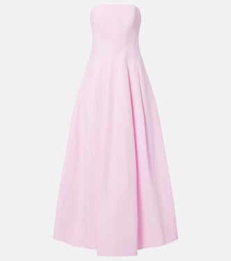 Avril cotton-blend bustier gown | Simkhai