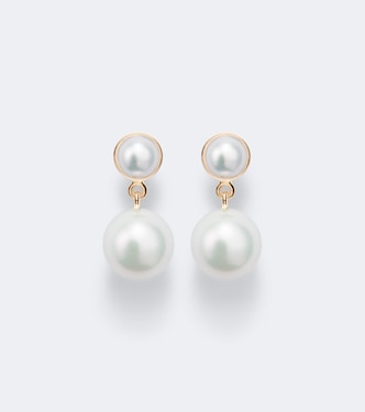 Ohrring Luce de Perle aus 14kt Gelbgold mit Perlen | Sophie Bille Brahe