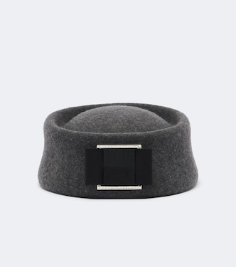Embellished wool felt hat | Roger Vivier