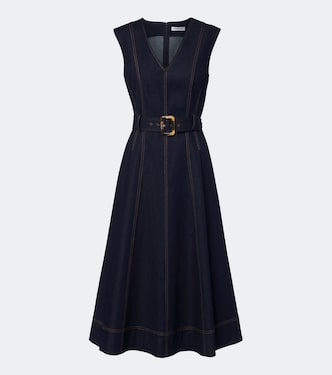 Midikleid Cosette aus Denim | Veronica Beard