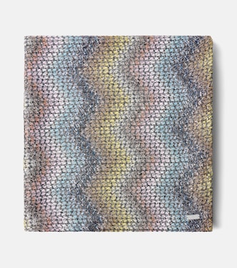 Salina Zigzag lamé throw | Missoni