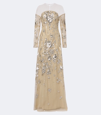 Embellished tulle gown | Georges Hobeika