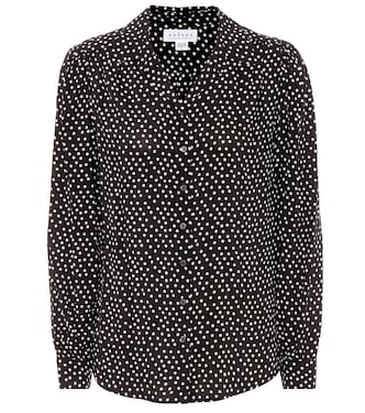 قميص من الكريب بطبعات Ardelle | Velvet